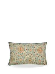 Bedeck of Belfast Addison Cover Set in Gold/Teal, Cotton, Size Superking - thumbnail 2
