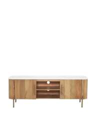 Barker and Stonehouse Fuji Tv Unit in Brown - thumbnail 2