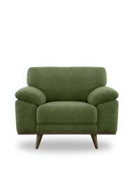 Barker and Stonehouse Bowes Fabric Armchair Green - thumbnail 1