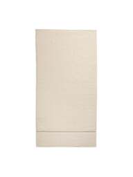 TURNER BIANCA Zero Twist Satin Stitch Cotton Bath Towel in Natural, Cotton/Satin