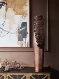 Libra Interiors Apo Coral Raw Bronze Large Vase Bronze - thumbnail 3