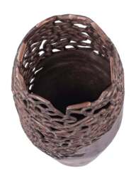 Libra Interiors Apo Coral Raw Bronze Large Vase Bronze - thumbnail 2
