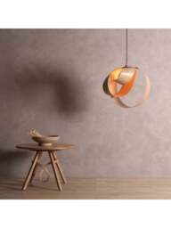 Tom Raffield Verso Pendant Large in Oak - thumbnail 2