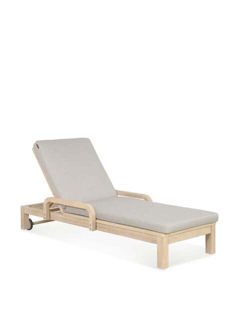 Kettler Cora Rope Garden Sun Lounger Cream - image 1
