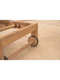 Kettler Cora Rope Garden Sun Lounger Cream - thumbnail 5