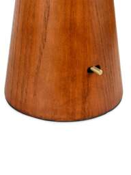 Heal's Woodland Table Lamp Rust Pleat/wood in Brown - thumbnail 3
