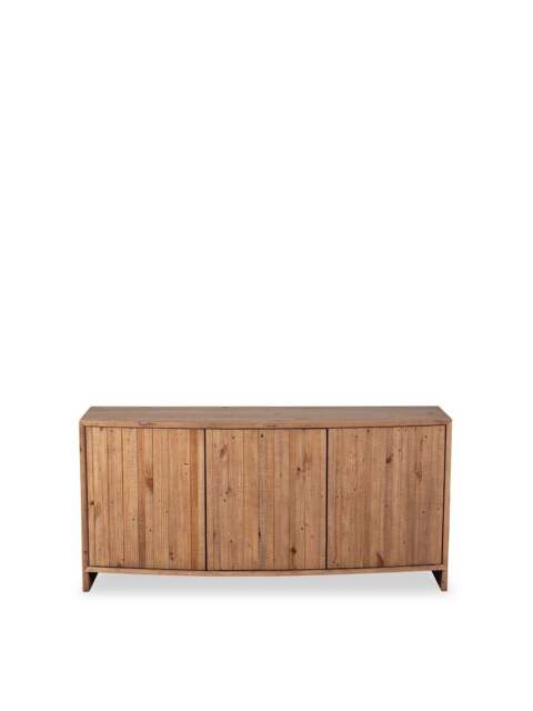 Barker and Stonehouse Arpela Reclaimed Wood 3 Door Sideboard in Neutral - image 1