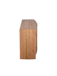 Barker and Stonehouse Arpela Reclaimed Wood 3 Door Sideboard in Neutral - thumbnail 3