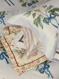 Sanderson Options Cupids Beau Deluxe Duvet Cover Collection in Quince/Chalk, Size Double - thumbnail 3