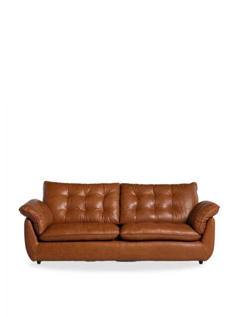 Barker and Stonehouse Pelle 2.5 Seater Sofa in Brown, Leather - image 1