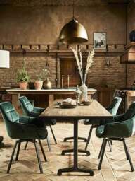 Barker and Stonehouse Jasper Dining Chair, in Green - thumbnail 2