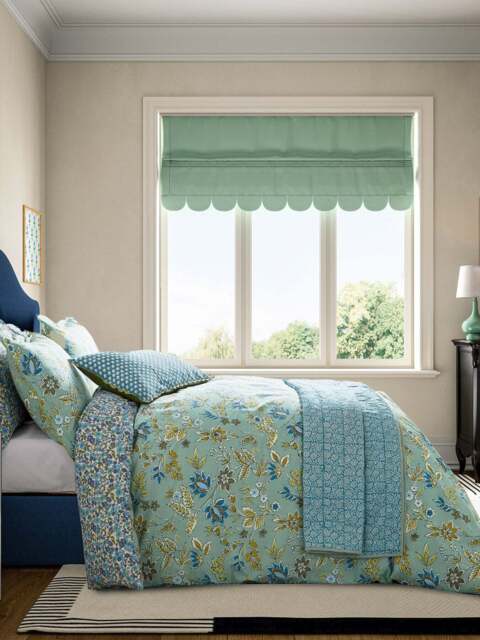 Land & Shore Bramble Cover Set in Green, Cotton, Size King - image 1