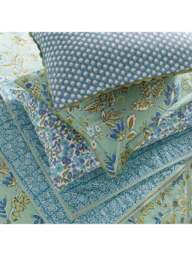 Land & Shore Bramble Cover Set in Green, Cotton, Size King - thumbnail 3