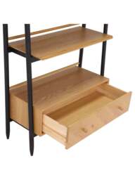 Barker and Stonehouse Ercol Monza Oak Tall Shelving Unit in Neutral - thumbnail 4
