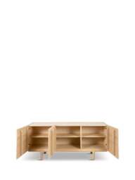 Heal's Oleander Wide Sideboard in Natural, Wood/Metal - thumbnail 4