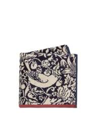 Morris & Co Strawberry Thief Towel in Blue, Cotton, Size Bath - thumbnail 3