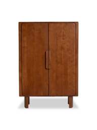 Barker and Stonehouse Zerina Walnut Highboard Cabinet in Brown