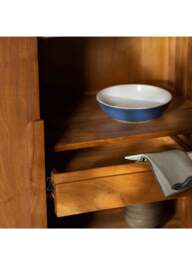 Barker and Stonehouse Zerina Walnut Highboard Cabinet in Brown - thumbnail 2