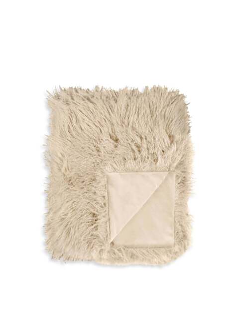 Furn. Rowan Soft-Touch Throw in Natural - image 1
