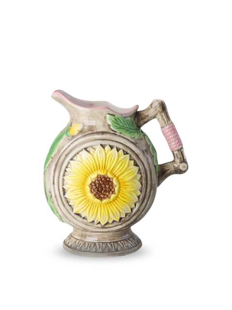 Rice Ceramic Vase With Sunflower