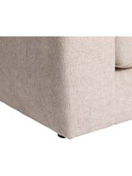 Barker and Stonehouse Harrington Fabric Snuggle Chair in Neutral - thumbnail 4