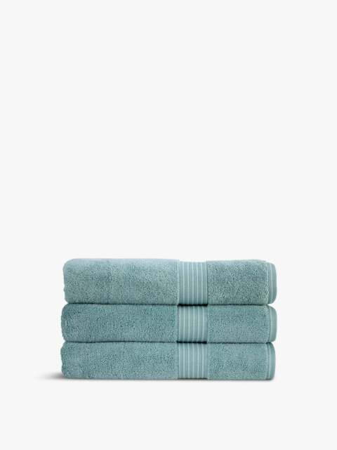 Christy Supreme Hygro Towel Collection Blue in Mineral, Cotton, Size Sheet - image 1