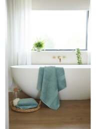 Christy Supreme Hygro Towel Collection Blue in Mineral, Cotton, Size Sheet - thumbnail 4
