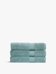 Christy Supreme Hygro Towel Collection Blue in Mineral, Cotton, Size Sheet - thumbnail 1
