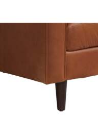 Barker and Stonehouse Hemingway Large 2 Seater Sofa in Brown, Leather - thumbnail 4