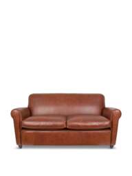 Heal's Barrington Ii 2-Seater Sofa in Tan, Leather, Size 160x78x70