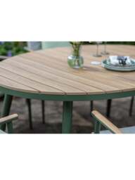Bramblecrest Wisley 6-Seater Garden Dining Set in sage - thumbnail 5