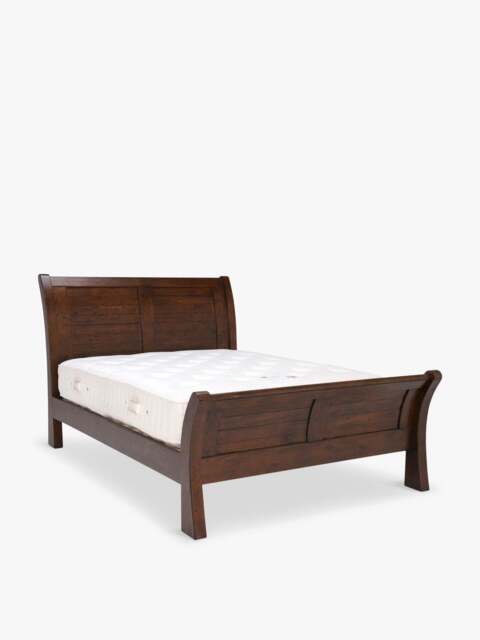 Barker and Stonehouse Navajos Reclaimed Wood Panel King Bed Frame in Reclaimed Wood/Chestnut Finish - image 1