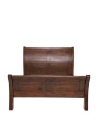Barker and Stonehouse Navajos Reclaimed Wood Panel King Bed Frame in Reclaimed Wood/Chestnut Finish - thumbnail 3