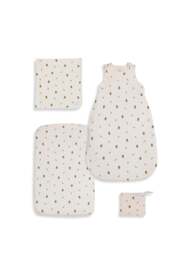 Silver Cross Cot Bed Starter Bedding Bundle in Bunny Print, Silver