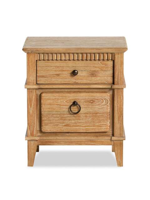 Barker and Stonehouse Selene Mindi Wood Bedside Cabinet in Brown - image 1