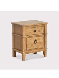 Barker and Stonehouse Selene Mindi Wood Bedside Cabinet in Brown - thumbnail 3