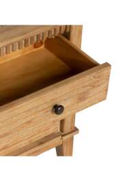 Barker and Stonehouse Selene Mindi Wood Bedside Cabinet in Brown - thumbnail 4