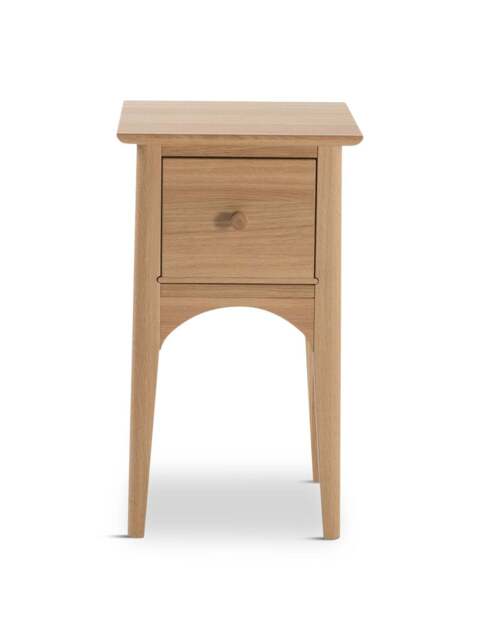 Heal's Blythe Compact Bedside Table in Brown, Size 37x39x61
