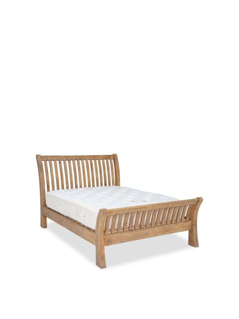 Barker and Stonehouse Lewes Reclaimed Wood Super King Bed Frame in Brown