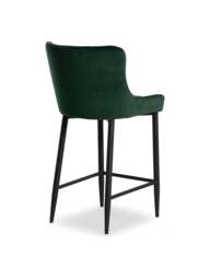 Barker and Stonehouse Rivington Velvet Counter Stool in Green - thumbnail 3