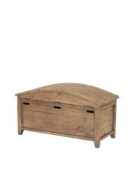Barker and Stonehouse Lewes Reclaimed Wood Blanket Box in Brown - thumbnail 3
