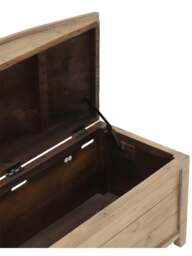 Barker and Stonehouse Lewes Reclaimed Wood Blanket Box in Brown - thumbnail 4