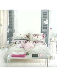 Designer's Guild Shinsha Duvet Cover in Blossom, Cotton/Linen, Size King - thumbnail 2
