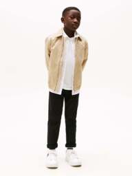 Tommy Hilfiger 1985 Twill Regular Chinos in Black, Wood/Metal, Size 14 YEARS - thumbnail 2