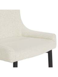Barker and Stonehouse Timmins White Dining Chair in Neutral - thumbnail 4