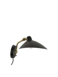 Heal's Milton Wall Lamp in Black, Ceramic