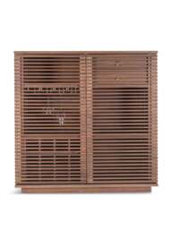 Heal's Verona Wine Bar Walnut in Brown, Size 105x51x105