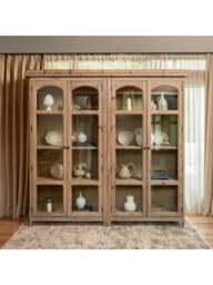 Barker and Stonehouse Morlin Display Cabinet in Brown - thumbnail 2