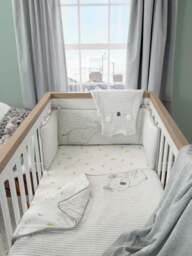 Mamas & Papas Knitted Blanket Koala Print in Wildly Adventures, Cotton - thumbnail 3
