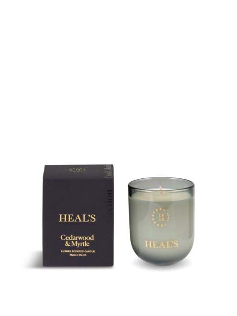 Heal's Dusk Cedarwood & Myrtle Candle in Grey, Ceramic